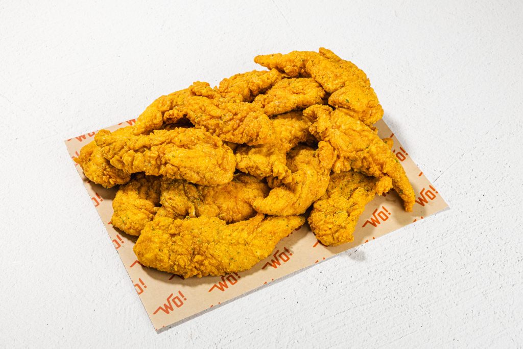 Crispy, juicy chicken tenders! Packed full of protein and flavor